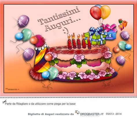 immagini gratis buon compleanno|biglietti compleanno da stampare gratis.